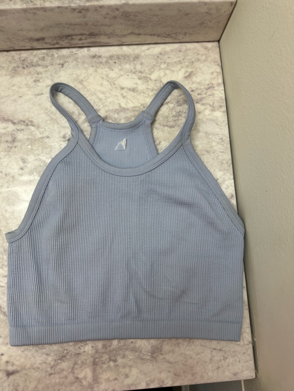 Balance Athletics/Vitality Light Blue Ribbed Tank Top